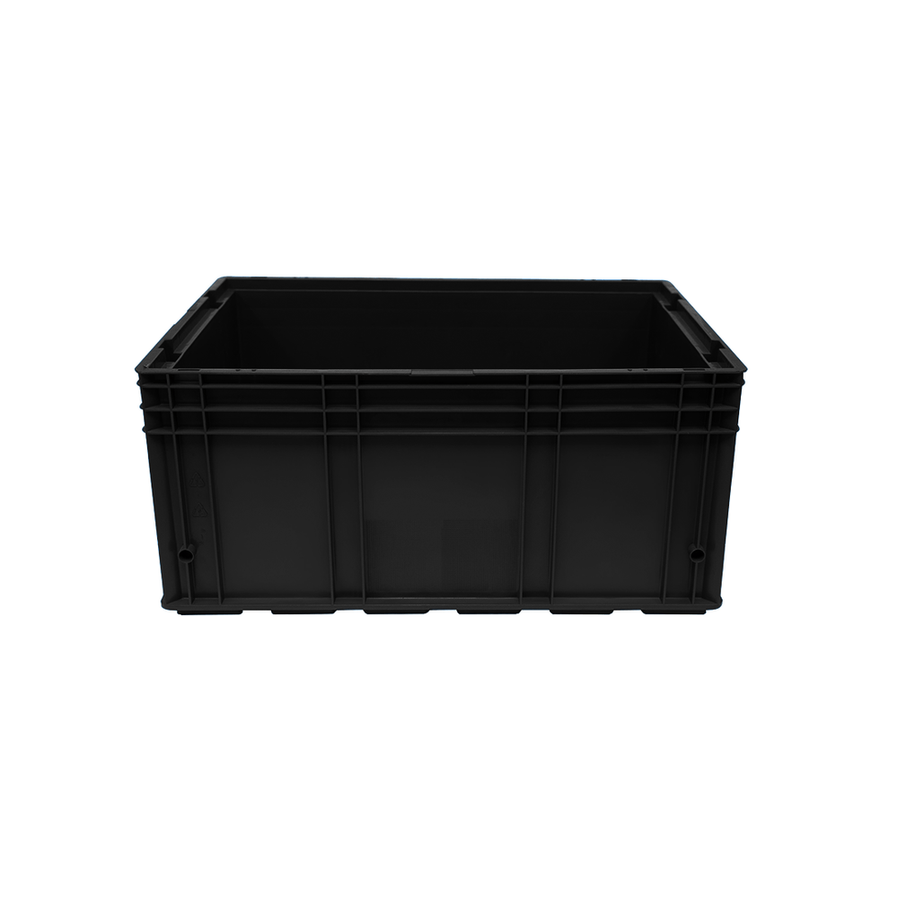 Caixa R-KLT 6428 Preto | Lar Plásticos - larplasticos